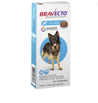 Antipulgas e Carrapatos Bravecto - Para cães de 20 à 40 KG - 1000 mg