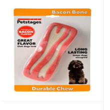 Brinquedo Petstages Bacon Bone Durable Chew